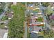 An aerial view of a single Gathering home featuring a well manicured lawn at 654 Boniview Ln, Altamonte Springs, FL 32714