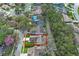 An aerial view of a single Gathering home featuring a well manicured lawn at 654 Boniview Ln, Altamonte Springs, FL 32714