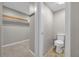 Spacious closet with built in shelving and coat rack at 670 Lake Villas Dr # D, Altamonte Springs, FL 32701