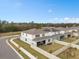 Aerial view of house with backyard and solar panels at 985 Savannah Palms Blvd, Orlando, FL 32828