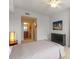 Clean bedroom with artwork, and an ensuite bathroom at 100 S Eola Dr # 1405, Orlando, FL 32801