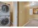 Convenient in-unit laundry with stackable washer and dryer at 1007 Baseball And Boardwalk Ct, Kissimmee, FL 34746