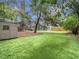 Spacious backyard with shed and artificial turf at 1105 Superior Ct, Winter Springs, FL 32708