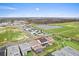 Aerial view highlighting the location of the home and its proximity to green spaces at 14255 Spring Garden Dr, Winter Garden, FL 34787