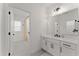 Modern bathroom with a vanity and a shower at 14255 Spring Garden Dr, Winter Garden, FL 34787