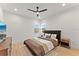 Cozy bedroom with a king bed and a TV at 14255 Spring Garden Dr, Winter Garden, FL 34787