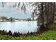 Serene lake view with lush greenery and cypress trees at 214 Covent Garden Ave, Davenport, FL 33897