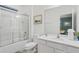 Modern bathroom with a shower/tub and updated fixtures at 2628 Calistoga Ave, Kissimmee, FL 34741