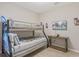 bedroom with bunk beds and TV at 2628 Calistoga Ave, Kissimmee, FL 34741