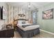 Bedroom with a king bed and airplane theme at 2628 Calistoga Ave, Kissimmee, FL 34741