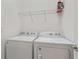 Bright laundry room with washer and dryer included at 2628 Calistoga Ave, Kissimmee, FL 34741