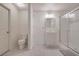 Clean bathroom with walk-in shower and vanity at 2711 Angel Mist Ct, Mascotte, FL 34753