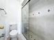 Shower with tiled walls and floor at 5381 Vineland Rd # S, Orlando, FL 32811