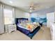 Bedroom with a queen bed and Disney mural at 6156 Broad Oak Dr, Davenport, FL 33837