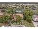 Bird's eye view of a stunning lakefront home at 7718 Flemingwood Ct, Sanford, FL 32771