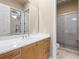 Bathroom with vanity, shower, and toilet at 7718 Flemingwood Ct, Sanford, FL 32771