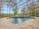 Screened pool and spa with brick decking at 7718 Flemingwood Ct, Sanford, FL 32771