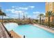 Relaxing pool with a pirate ship and plenty of lounge chairs at 8101 Resort Village Dr # 31308, Orlando, FL 32821