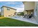 Expansive pool and patio area with lush green lawn at 9203 Neher St, Orlando, FL 32827