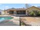 Home exterior showcasing the back of the house and pool area at 1163 Queen Elaine Dr, Casselberry, FL 32707