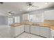 Kitchen with white cabinets and wood counter tops at 1163 Queen Elaine Dr, Casselberry, FL 32707