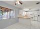 Kitchen with white cabinets and wood countertops at 1163 Queen Elaine Dr, Casselberry, FL 32707