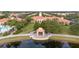 Community clubhouse with pool, gazebo, and lush landscaping at 12088 Uleta Ln, Orlando, FL 32827