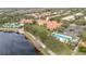 Community overview with lake, pool, and tennis courts at 12088 Uleta Ln, Orlando, FL 32827
