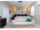 Home theater with comfortable seating and a large screen at 12088 Uleta Ln, Orlando, FL 32827