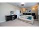 Home theater with comfortable seating and a large screen at 12088 Uleta Ln, Orlando, FL 32827