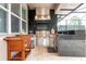 Stainless steel outdoor kitchen with granite countertops at 12088 Uleta Ln, Orlando, FL 32827