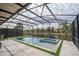 Relaxing pool and spa with screened enclosure at 12088 Uleta Ln, Orlando, FL 32827