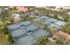 Expansive community tennis courts at 12088 Uleta Ln, Orlando, FL 32827