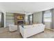 Living room with a modern fireplace and comfortable seating at 131 Cambria Grove Cir, Davenport, FL 33837