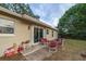 Fenced backyard with patio and seating area at 1404 Adair St, Ocoee, FL 34761