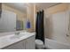 Main bathroom with shower/tub combo and toilet at 14528 Lycastle Cir, Orlando, FL 32826