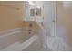 Bathroom with tub, vanity, and a separate shower at 14528 Lycastle Cir, Orlando, FL 32826