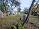 Large backyard with mature trees and play equipment at 1462 5Th Ave, Deland, FL 32724