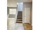 Carpeted staircase leading to the second floor at 15269 Galbi Dr, Orlando, FL 32828