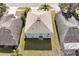 Aerial view of the home, with mature landscaping and spacious backyard at 1633 Corner Meadow Cir, Orlando, FL 32820