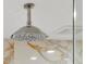 Close-up view of a modern chrome shower head installed in a marble-tiled bathroom at 1633 Corner Meadow Cir, Orlando, FL 32820