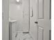 Laundry room with white cabinets, LG washer and dryer, and marble floor at 532 Hunter Cir, Kissimmee, FL 34758