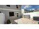Secluded backyard with brick paver patio, storage shed, and well-maintained air conditioning unit at 8634 Danforth Dr, Windermere, FL 34786