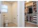 Toilet and walk in closet at 8794 Eden Cove Dr, Winter Garden, FL 34787