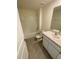 Bathroom featuring tile flooring, white vanity and a shower-tub combo at 8864 Sw 49Th Cir, Ocala, FL 34476