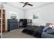 Bright bedroom with double bed, dresser, and workspace at 9877 7Th Ave, Orlando, FL 32824