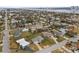 Aerial view of the home and its surroundings, near the ocean at 1030 Bel Aire Dr, Daytona Beach, FL 32118