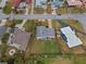 Aerial view showcasing the home's location and neighborhood at 1030 Bel Aire Dr, Daytona Beach, FL 32118