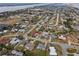 Aerial view of the home and neighborhood, close to the ocean at 1030 Bel Aire Dr, Daytona Beach, FL 32118