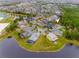 Aerial view of home and community, highlighting location and landscape at 14020 Bradbury Rd, Orlando, FL 32828